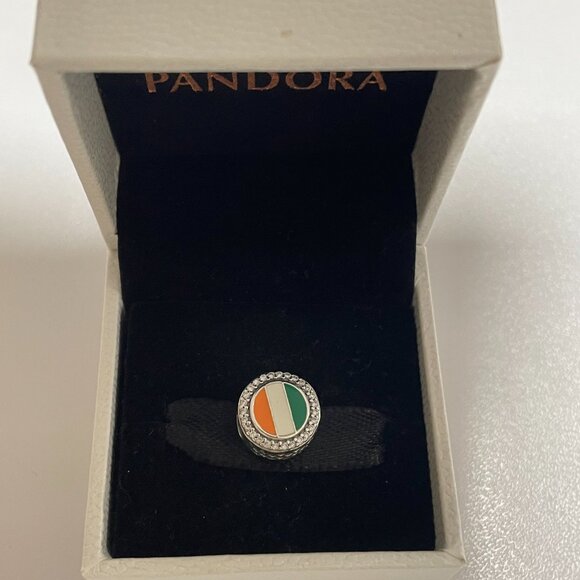Pandora Ivory Coast Flag Exclusive Charm Bead - Picture 3 of 5
